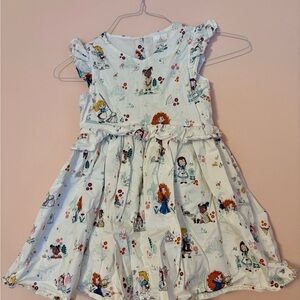 Disney Princess Animators Collection Floral White Dress